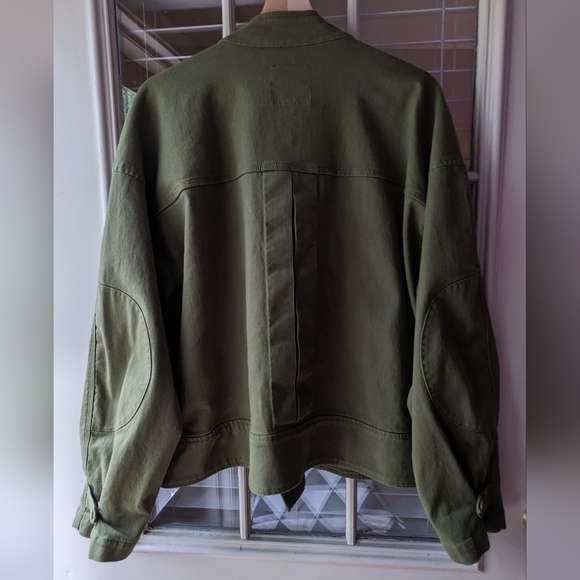 Madewell Felton Military-inspired Jacket, Green, XL - Picture 3 of 5